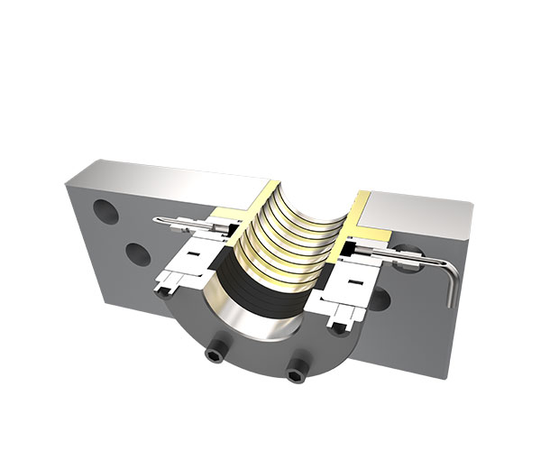 Melt pump metering, pressurization, regulator function